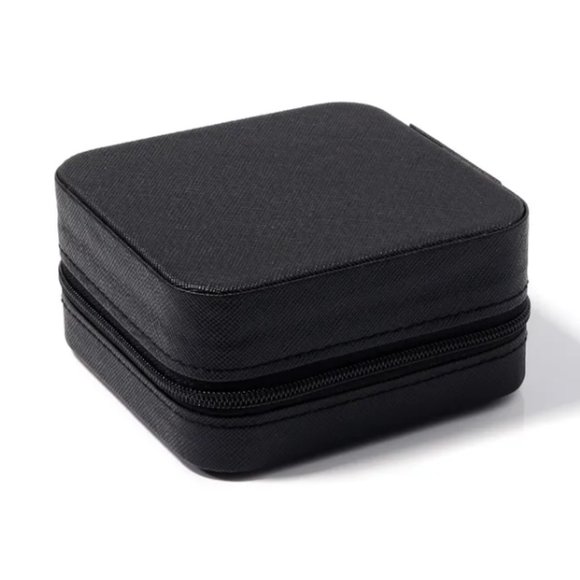 Travel Size Jewelry Box - Black NEW - Picture 3 of 4